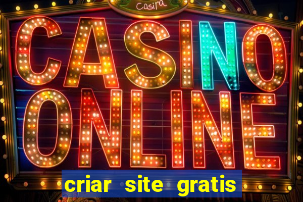 criar site gratis de jogos